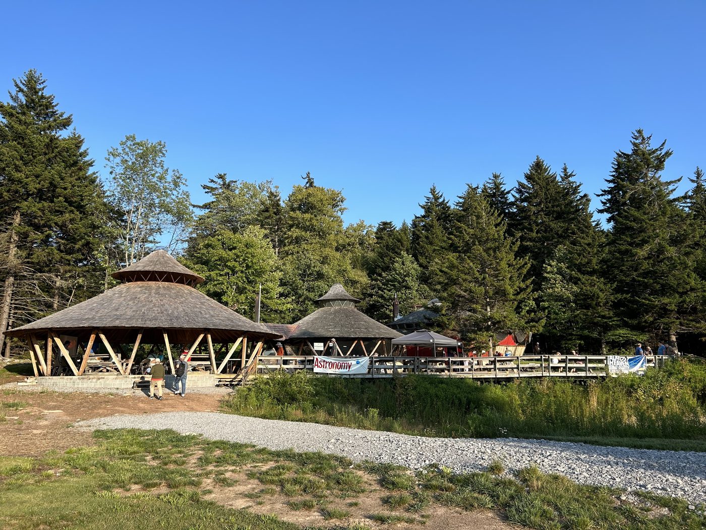 Yurts at SKMC by Danielle Fahrenholz